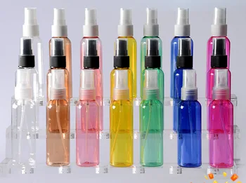 

100pcs 60ml Fine Mist Mini Clear Spray Bottles with Pump Spray Cap - For Essential Oils, Travel, Perfumes - Refillable