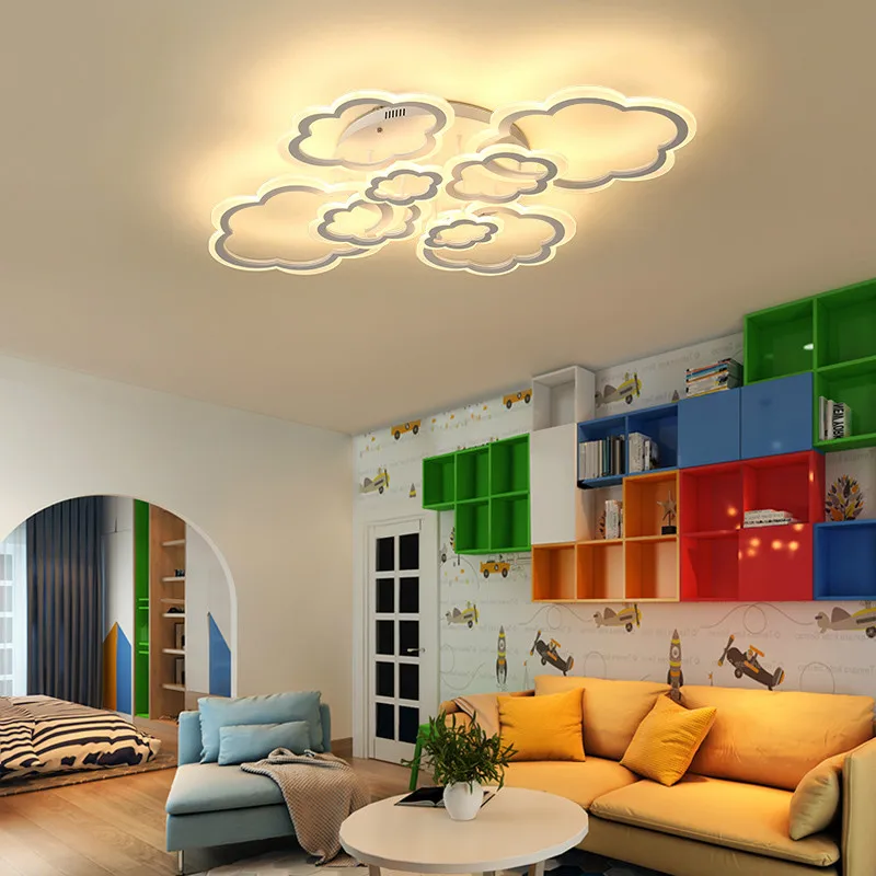 Modern Minimalist Acrylic Cloud Design Ceiling Lamp Creative
