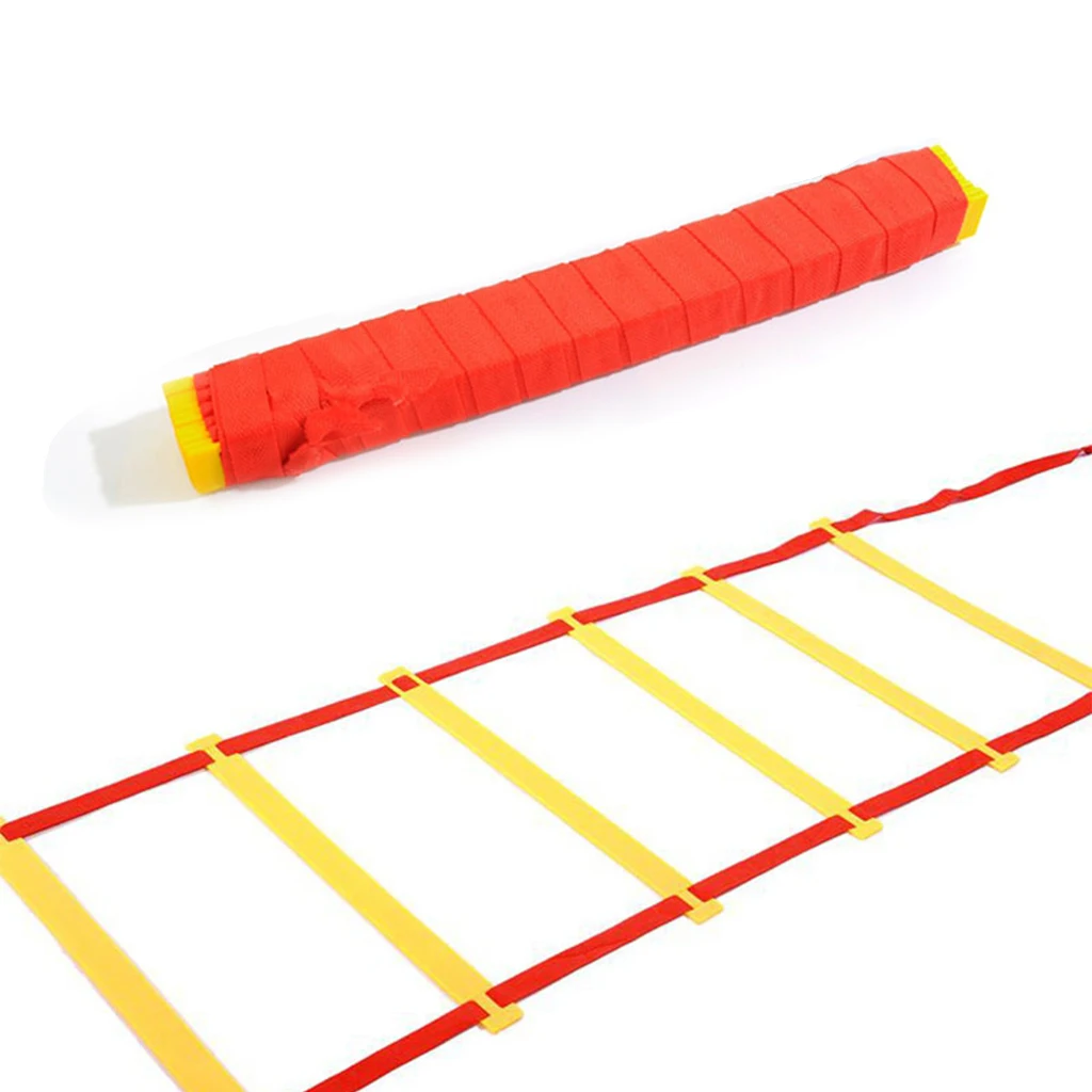 6/4/3 nylon ladder training belt speed scale fitness equipment agility ladder speed ladder to improve balance and agility 6/4/3 nylon ladder training belt speed scale fitness equipment agility ladder speed ladder to improve balance and agility