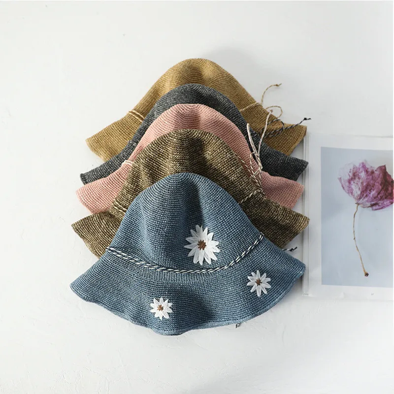 Womail النساء قبعة جديد الصيف قبعة سيدات القش الشاطئ قبعة الشاطئ قبعة الشمس طوي في الهواء الطلق القطن قبعة مماشية للموضة Casual2019 A19