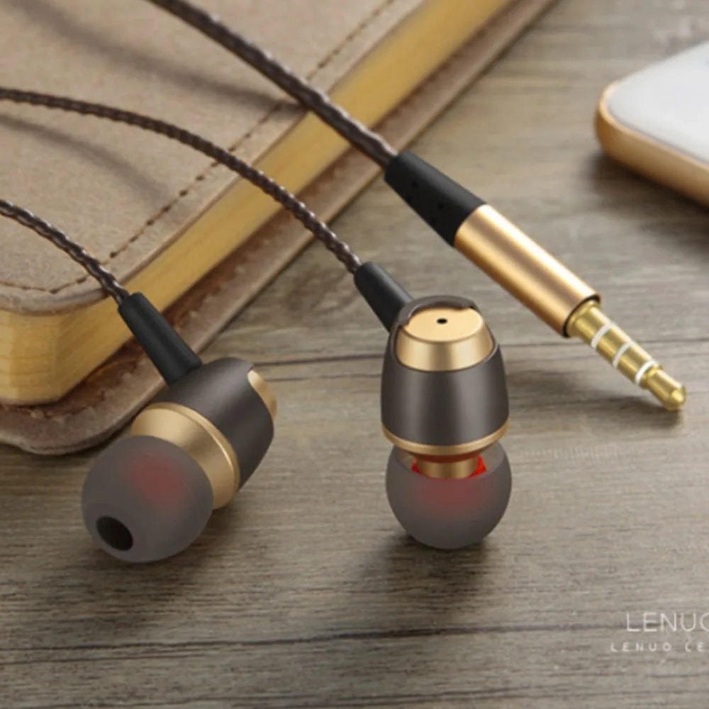 Hangrui New 3.5mm Metal In-ear Earphone For Phone Bass Sport Earphones With Microphone Headset Stereo For iphone Samsung Xiaomi (12)