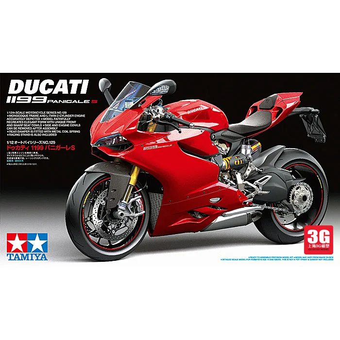 Tamiya 14129 1/12 масштаб Ducati 1199 Panigale S модель сборки мотоцикла строительные наборы мотоцикл DIY коллекция