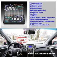 Car HUD Head Up Display For Hyundai Avante Elantra Asian 2011 2015 Safe Screen Projector Inforamtion