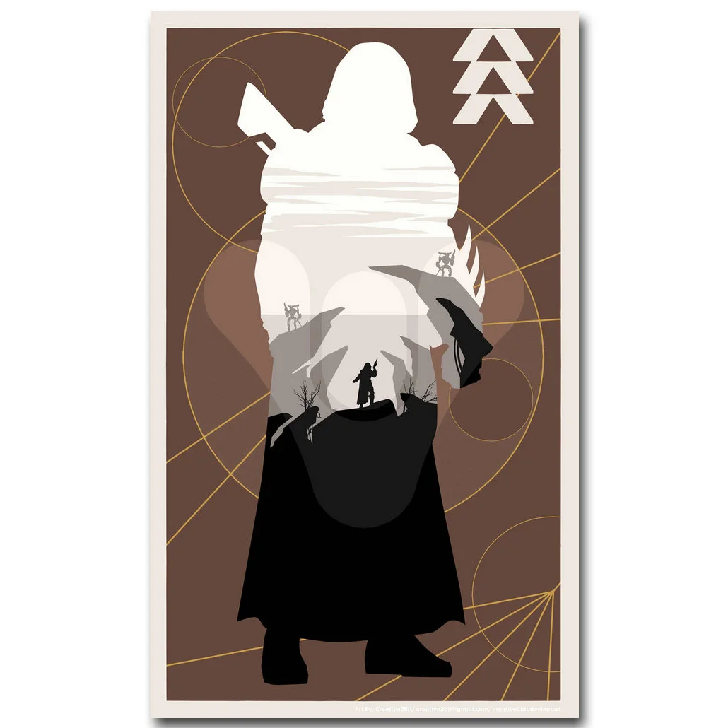 Deliance The taked King Art Шелковый тканевый плакат с принтом 13x21 20x33 дюймов игровой Охотник