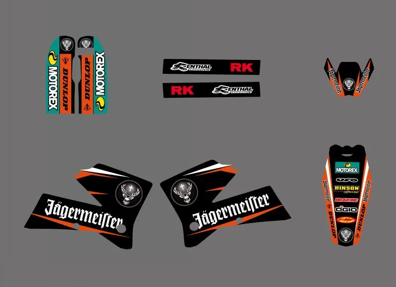 Наклейка для мотоцикла KTM SX 125 250 380 400 520 2005|Наклейки и стикеры| |