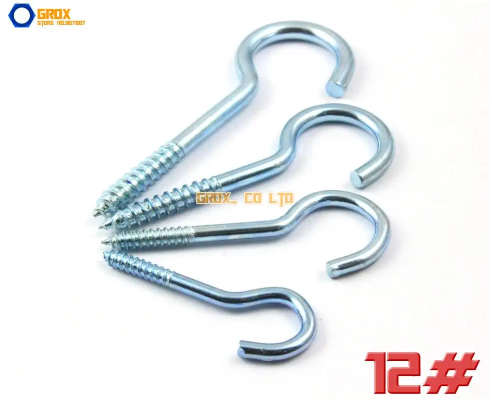 25 Pieces 12 Eye Pin Hook Wood Screw Eyeletin Screws from Home