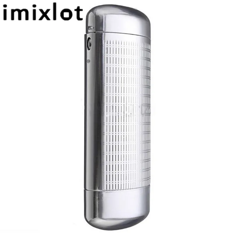 IMIXLOT Silver Aluminum Magnesium Elegant Sunglasses Cases Automatic Reading Glasses Box glasses case zipper eyewear box
