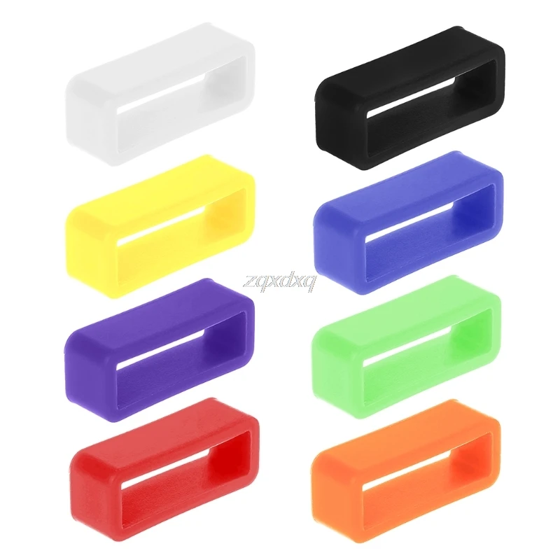 Anti Fall Missing Silicone Button Colorful Camouflage Case Protector For Wrist Strap Wristband Smart Bracelet