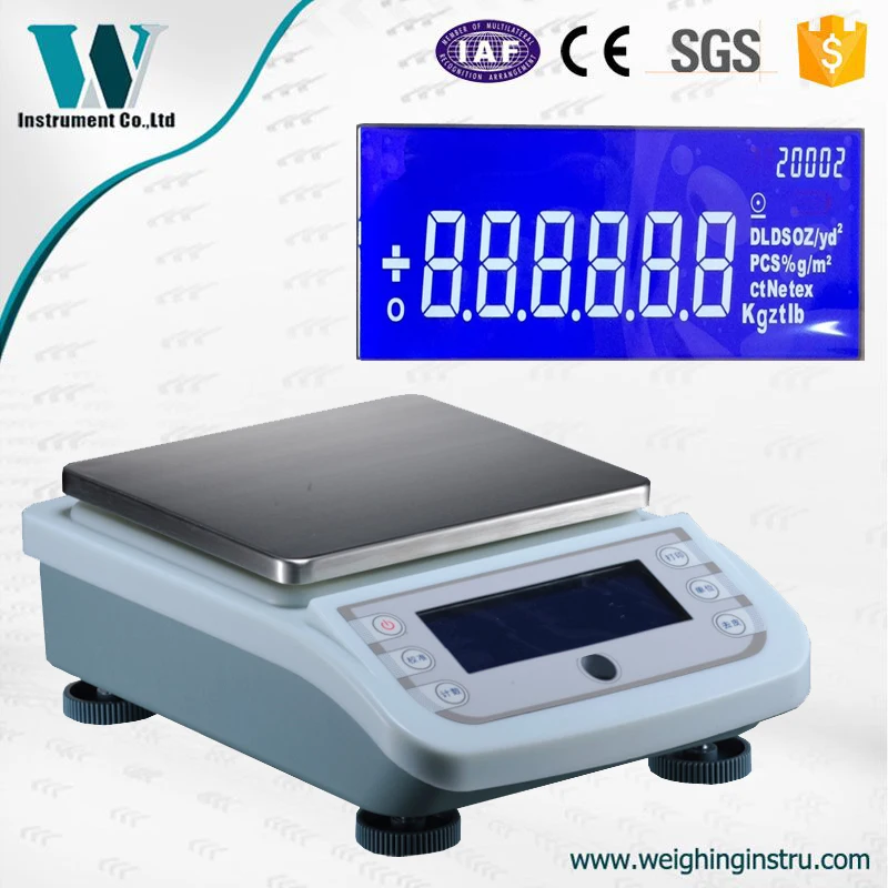

5000g 5kg 0.01g automatic calibration commercial scale