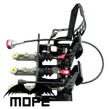 

MOFE Products HIGH QUALITY SPECIAL OFFER Master Cylinder 0.75" Hydraulic Clutch Brake Bias Floor Mounted Pedal Box Kit