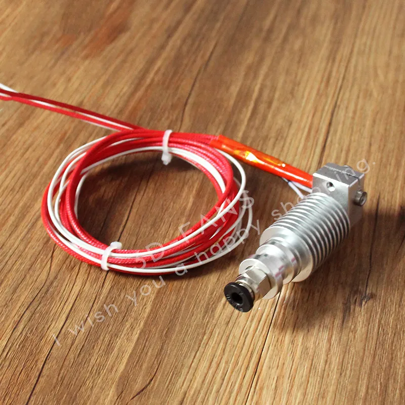 3d de Longa Hotend com 3010 Ventilador para 1.75 Bocal + v6 Impressora Distância J-head 3.0mm Bowden Extrude 0.4 Bloco Kit v6 - 12 High Quality Computador e Escritório