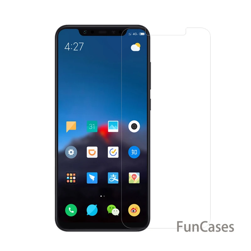 Закаленное стекло 9H для Xiao mi Pocophone F1 8 5X A1 Защитная пленка экрана Red 5 6 4A 5A 6A 5plus Note Pro