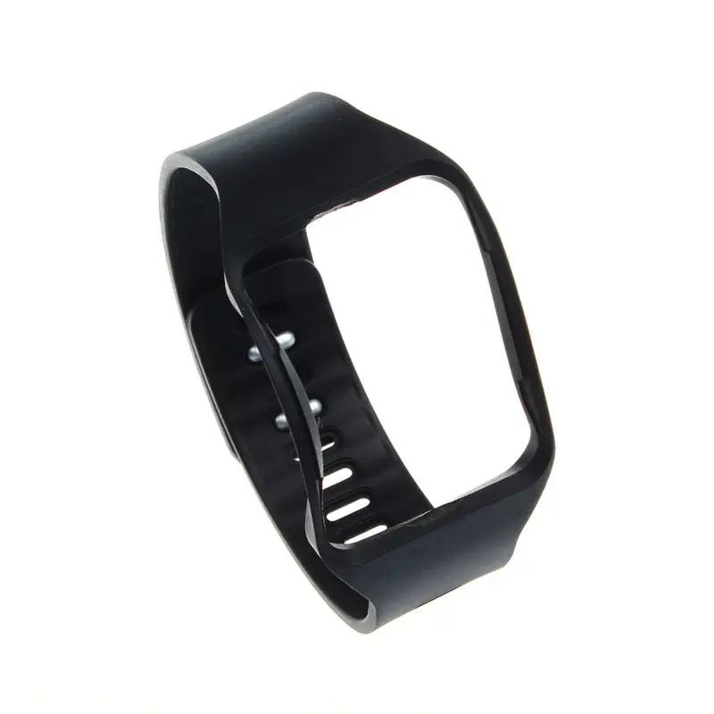Сменный резиновый ремешок для SAMSUNG GEAR S SM-R750 браслет Smartband ремешок - Цвет ремешка: Black