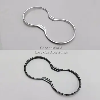 

Water Cup Frame Cover For Jeep Compass 2017 2018 Interior Decoration Trims ABS Chrome Stickers Car Styling Accessories