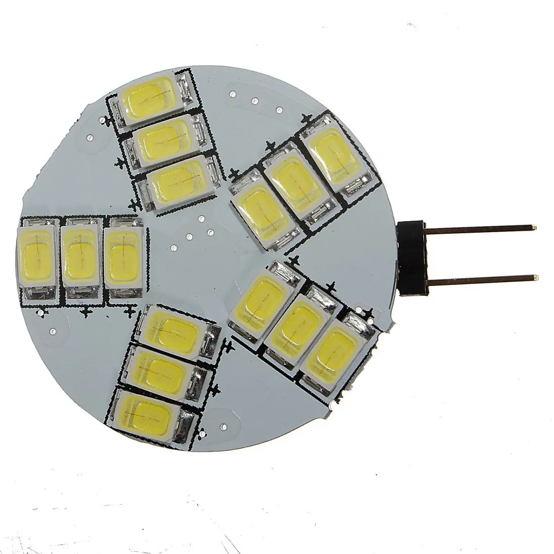 

4 X G4 15SMD 5630 LED 12V Spot Light Bulb 330-360LM Cold White