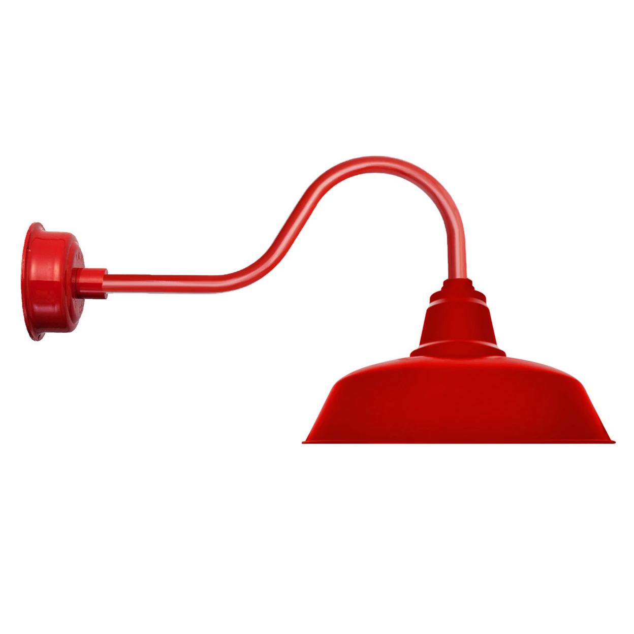 12 Contemporary Goodyear LED Barn Light in Cherry Red