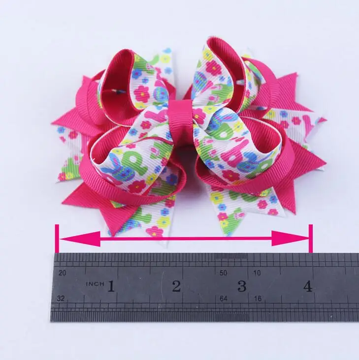 cute printing ribbon hairbow00