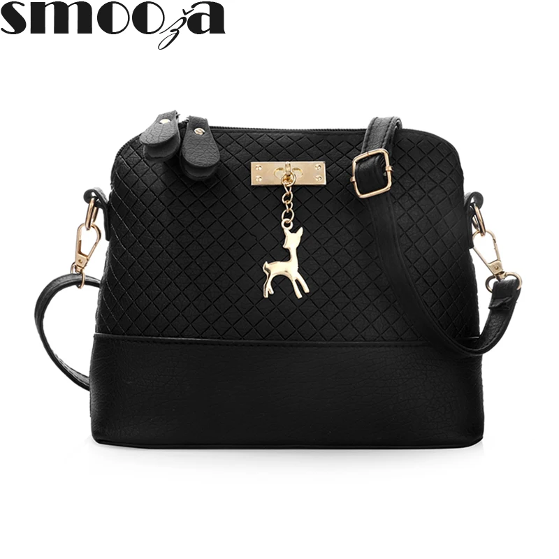 SMOOZA Deer Shell women Bag HOT SALE 2018 Women Messenger Bags Fashion lady crossbody Mini Bag Women Shoulder Bags drop shipping