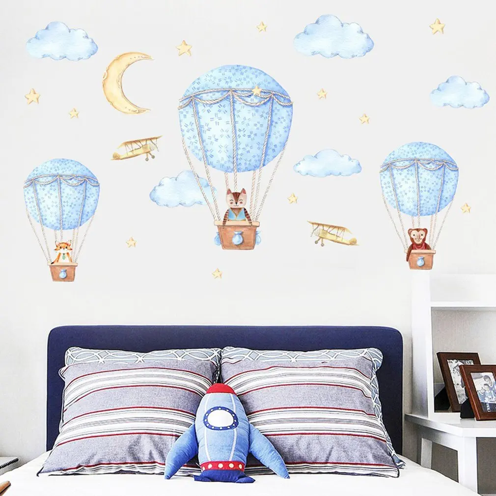 

Jm7343 Hot Air Balloon Wall Sticker