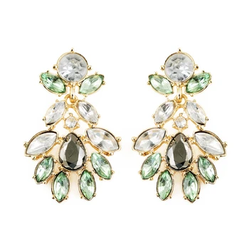

Wholesale good quality big crystal earring 2016 New statement luxury fashion stud Earrings for women
