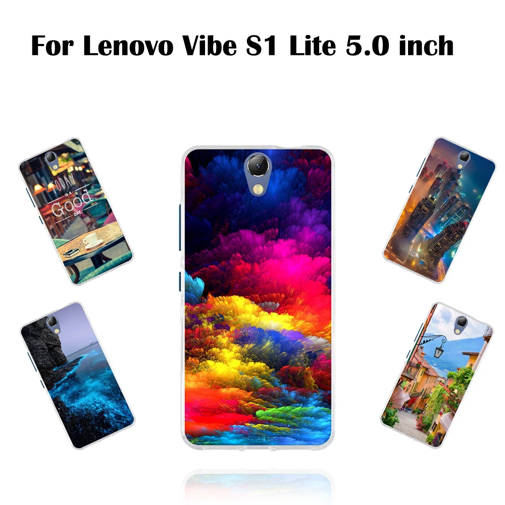 Чехол для Lenovo Vibe S1 S 1 Lite силиконовый мягкий чехол из ТПУ задняя крышка S1La40 чехлы