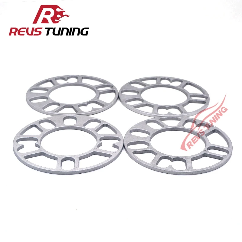 

Free Shipping 4PCS 5MM Thickness Universal 4 / 5 Stud Fit ET Adjusting Aluminum Alloy Car Wheel Spacer Shims Plate
