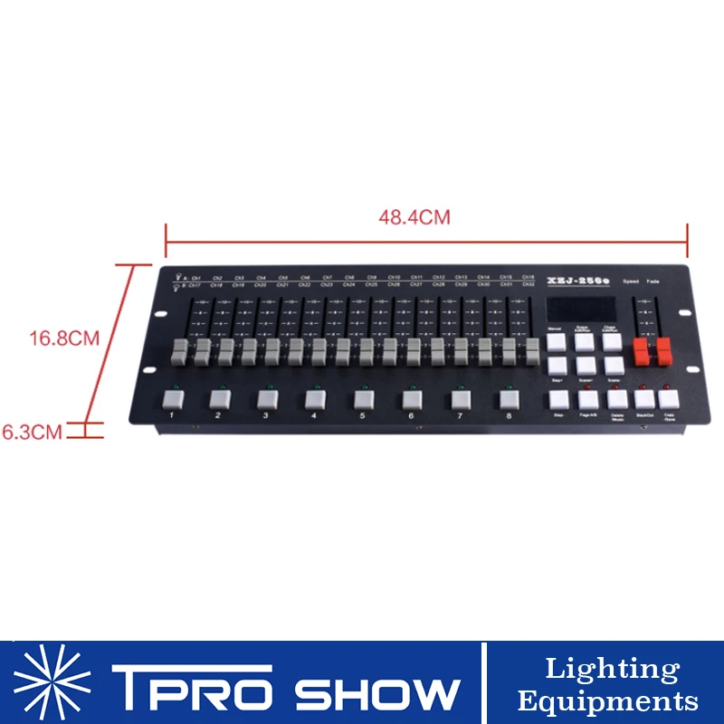 Dmx контроллер 256CH Dmx 512 сценический светильник консоли Dj оборудование для пучка движущихся головного светодиодный Par Светильник Par DJ контроллер