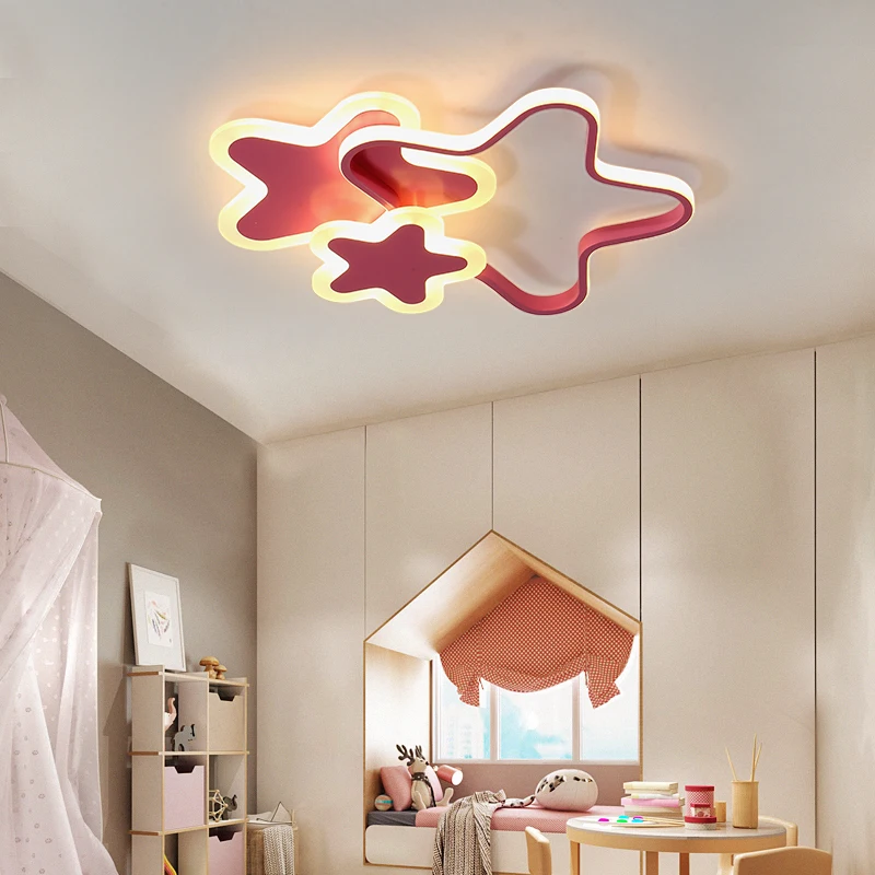 LICAN современные светодиодные потолочные лампы для Гостиная Спальня 110V 220V lamparas de techo современные звезды СИД потолочный светильник для дома