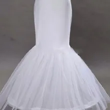 Лидер продаж, свадебная Нижняя юбка фасона «Русалка», 1 эластичная Нижняя юбка с кольцом, кринолин, недорогой Свадебный подъюбник