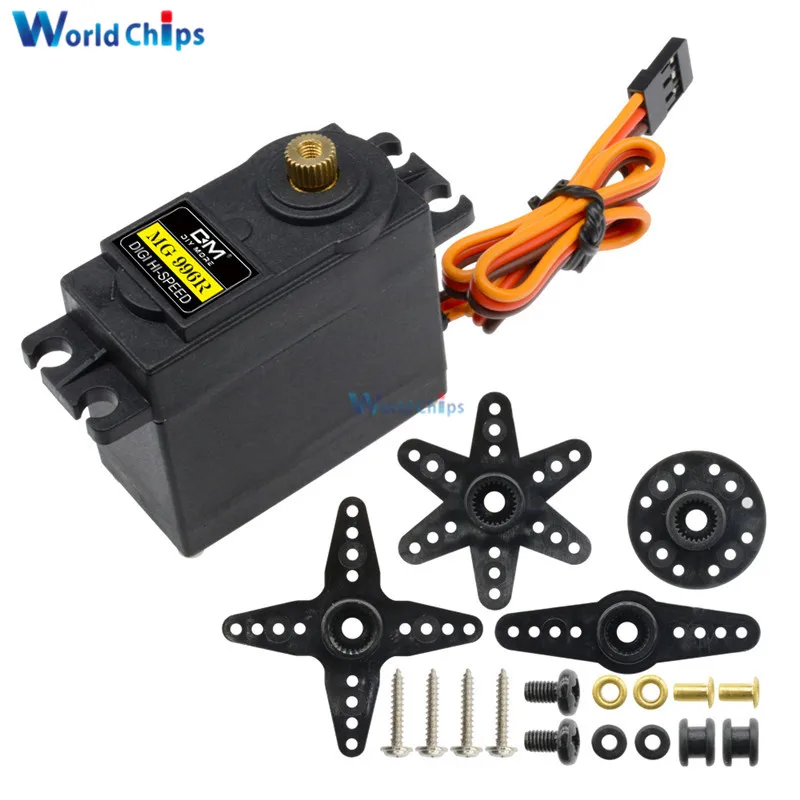 

4pcs MG996R MG996 MG 996R Metal Gears Digital RC Servo Motor High Torque Helicopter Car Boat & Torque RC CAR 1/8 diymore
