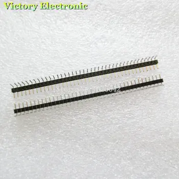 

10PCS/LOT 2mm 40 Pin Male Single Row Pin Header Strip pin header angle