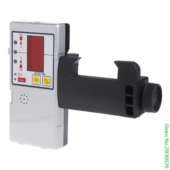 

635nm Compatible Red Beam Leveling Cross Line Laser Receiver Detector with Clamp Drop Ship Support