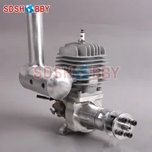 DLA58 CNC обработанный бензиновый двигатель/бензиновый двигатель 58CC для самолеты на бензине с карбюратором Walbro