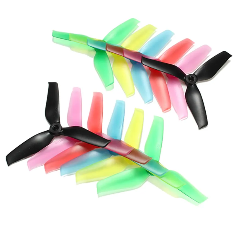 

High Quality 10Pairs Racerstar 5042 5x4.2x3 3 Blade Propeller 5.0mm Mounting Hole For FPV Racing Frame