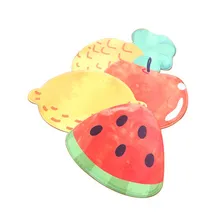 С рисунками фруктов Ковер Дверной коврик для ванной коврик ковер спальни бытовой стопы pad водопоглощающий Нескользящие коврик