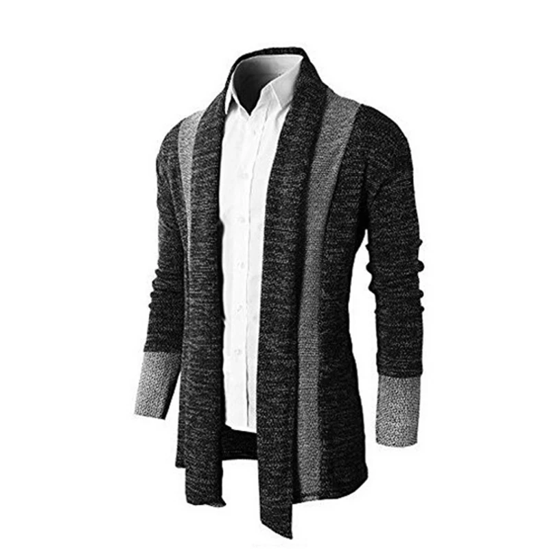 2018 Hot Sale New Mens Fashion Knitted Sweaters High Quality Male Casual Patchwork Design Men Clothes Dropshipping