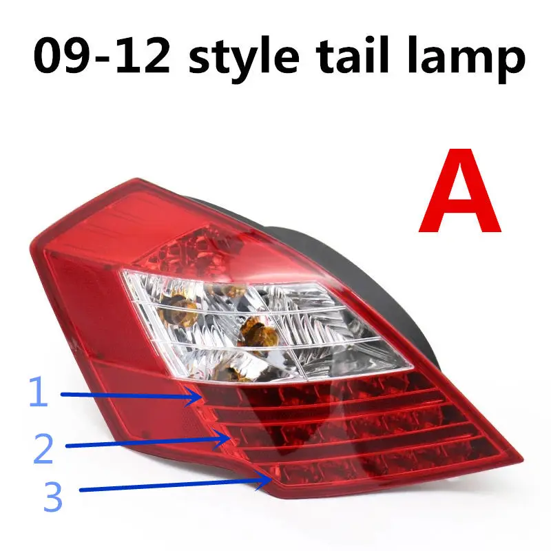 Auto rechts links Rückleuchten, Hinten lichter, bremslicht, Original für Geely Emgrand 7,EC7,EC715,EC718,Emgrand7,E7