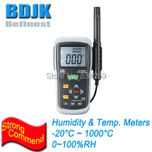 

Digital Hygrometer and Thermometer with Air& Type K Temperature Measurement