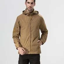 Открытый бренд мужской сплошной Цвет с капюшоном флисовая куртка спортивные парки мужской Водонепроницаемый Ветрозащитный Кемпинг Пеший Туризм тонкая куртка плюс Размеры