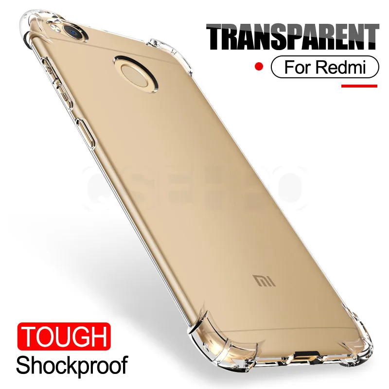 

Phone Case For Xiaomi Redmi 4A 4X 5 5A 5 Plus 6 6A 6 Pro S2 Transparent Soft Cover On Redmi Note 4 4X Note 5 5A Silicone Case