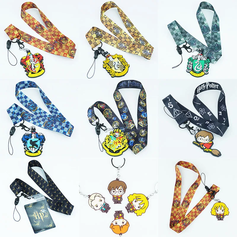 

Hogwarts School of Witchcraft and Wizardry Neck Strap Lanyards for keys ID Card Mobile Phone Strap Holder Rope Pendant Key Chain
