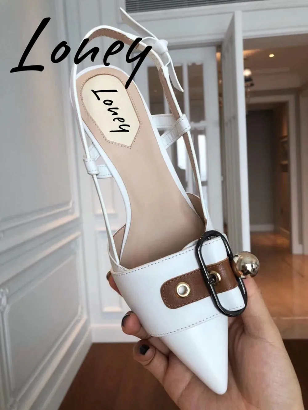 Señaló Gatito Calidad Toe Talón Pic Verano Mujeres Sexy As Genuino Loney Deco Nuevo De Cuero Bombas Superior 1Iwvx7Cqw
