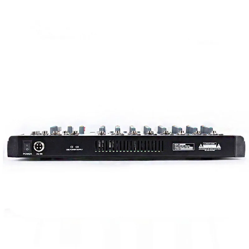 Professional 8 Channel DJ Audio Bluetooth USB