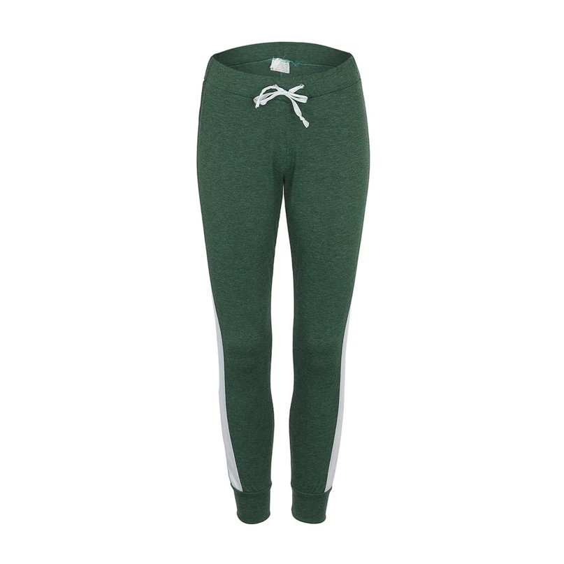 Womens Fashion Sportswear Casual Striped Drawstring Pants Women Bowtie Sports Casual Pants Running Pants #4NV29 (4)