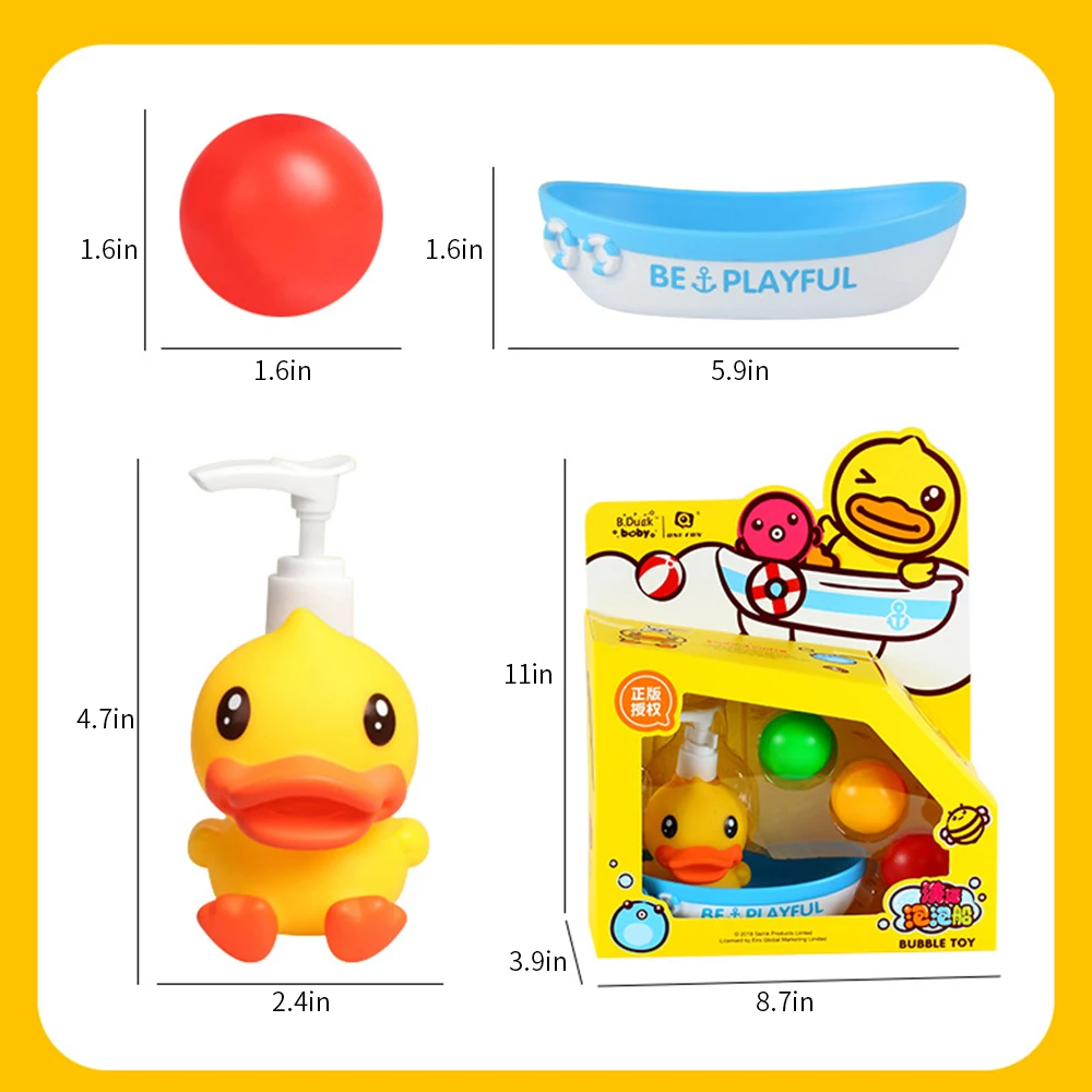 2018 Детские игрушки ванны надувной круг с дозатором бутылки насоса желтая утка бассейн Игрушки для ванны подарки