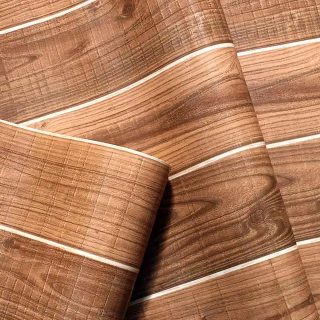 vintage wood wallpaper pvc