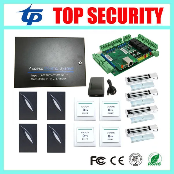 Free shipping L04 door access control system 4 doors access control