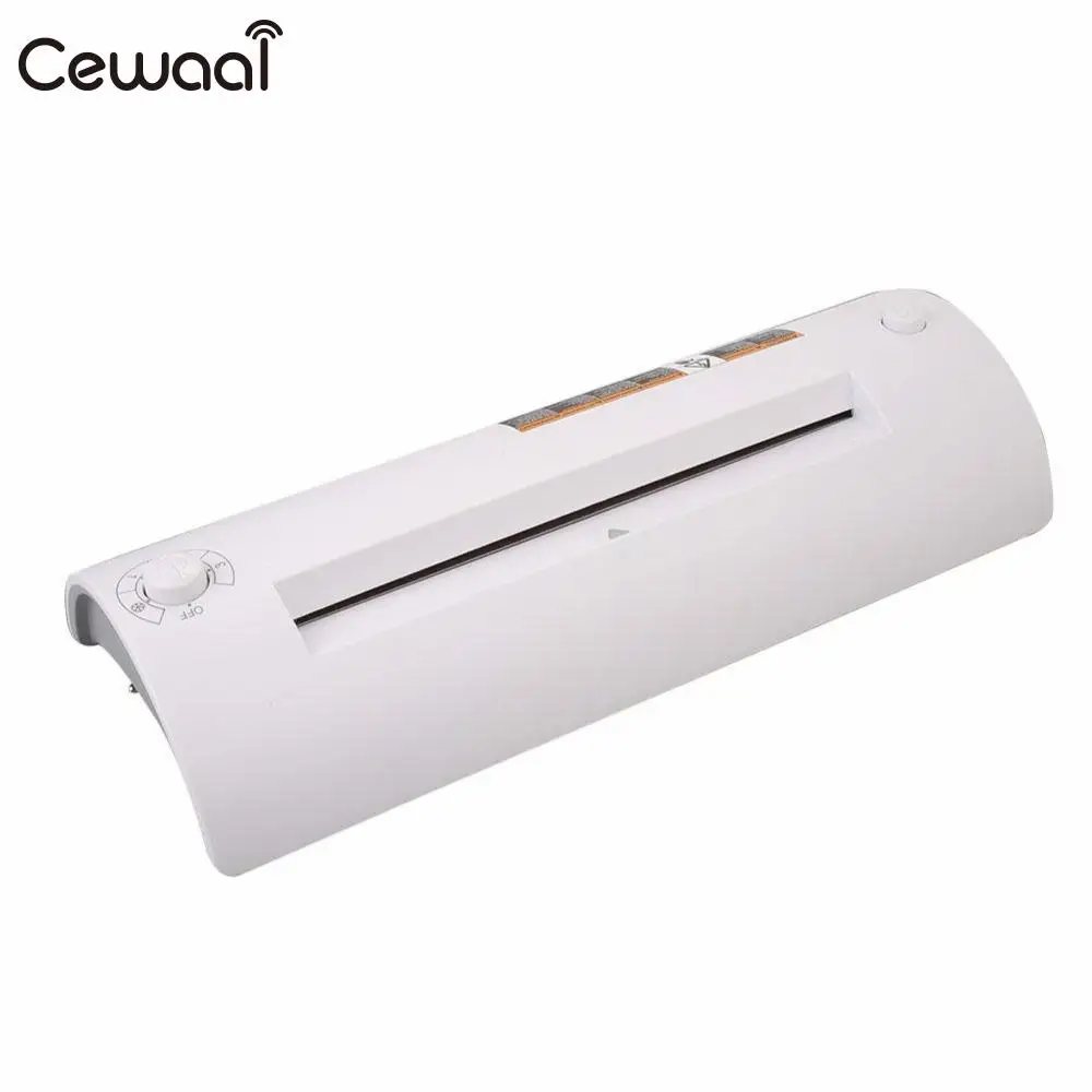 

Cewaal 2017 CLA403L A4 Photo Laminator Paper Film Document Thermal Hot&Cold Laminator Machine System Laminator Home Roll