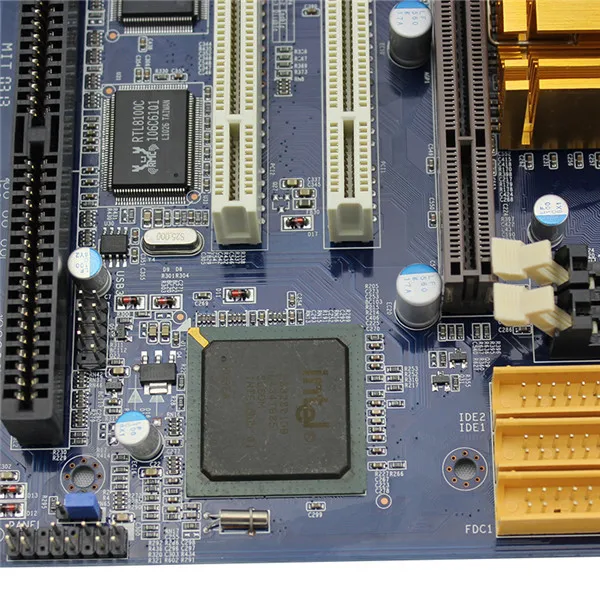 845GV с одной планкой Поддержка Socket 478 CPU 2 слота PCI бортовой VGA LAN звук фотография|socket
