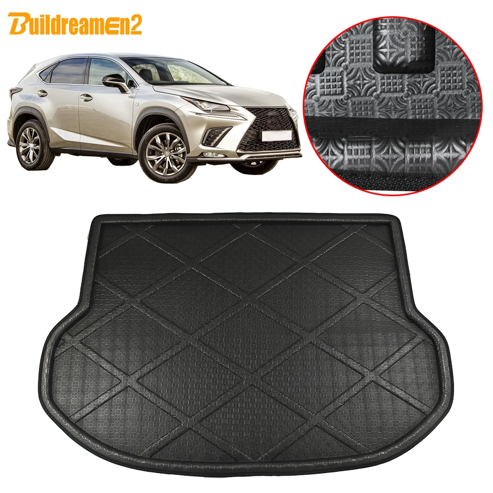 Buildreamen2 Car Tail Trunk Mat Tray Boot Liner Floor Cargo Carpet Mud